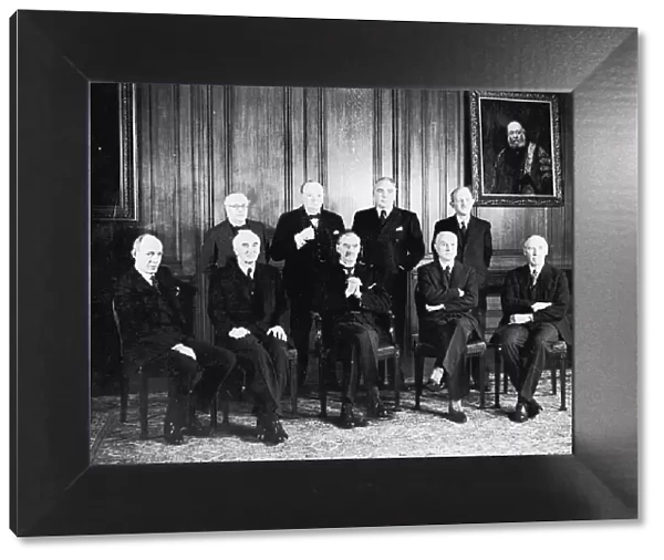 1939 War Cabinet Back row: - Sir Kingsley Wood, Winston Churchill - First Lord of