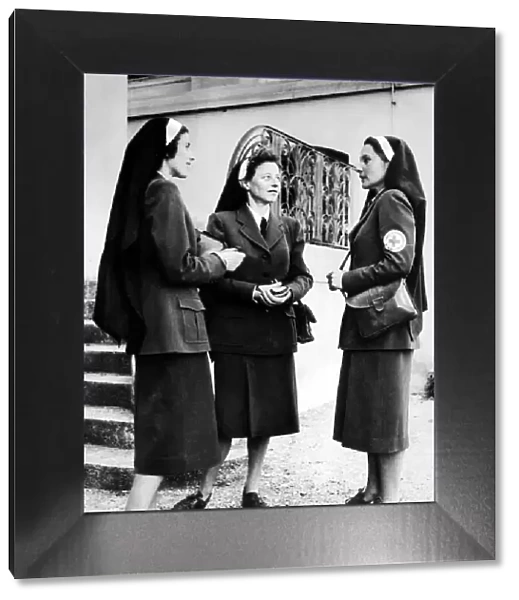 three of the ten Swiss Nurses sent by the international committee of the Red Cross to