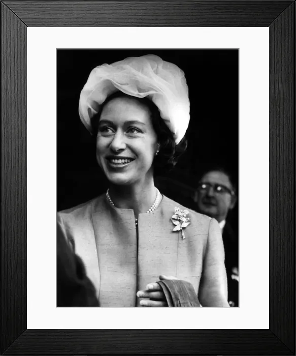 Framed Print : Princess Margaret in Stoke-on-Trent July 1964 Framed Print : Princess Margaret in Stoke-on-Trent July 1964