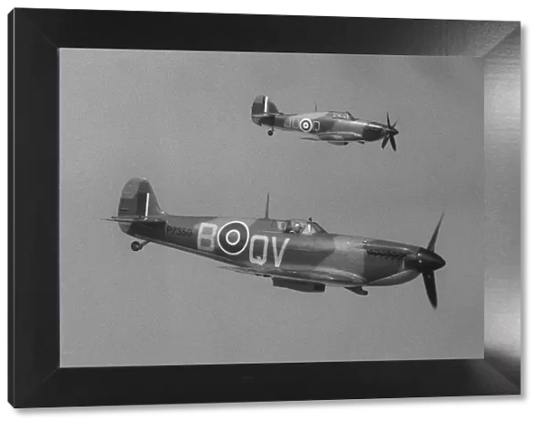 Supermarine Spitfire and Hawker Hurricane Aircraft May 1978 of the Battle of