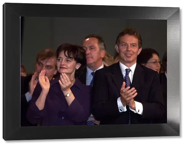 Tony Blair MP and Cherie Blair at Labour Party Conference 1999