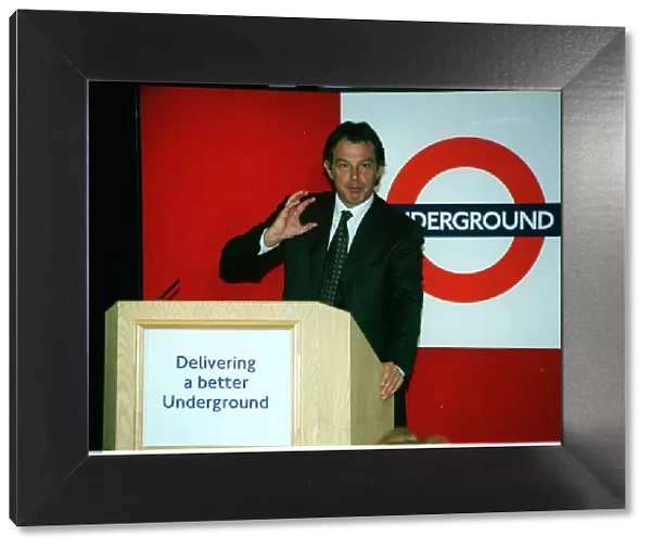 THE PRIME MINISTER JULY 1999 ADDRESSING THE MANAGERS OF THE UNDERGROUND