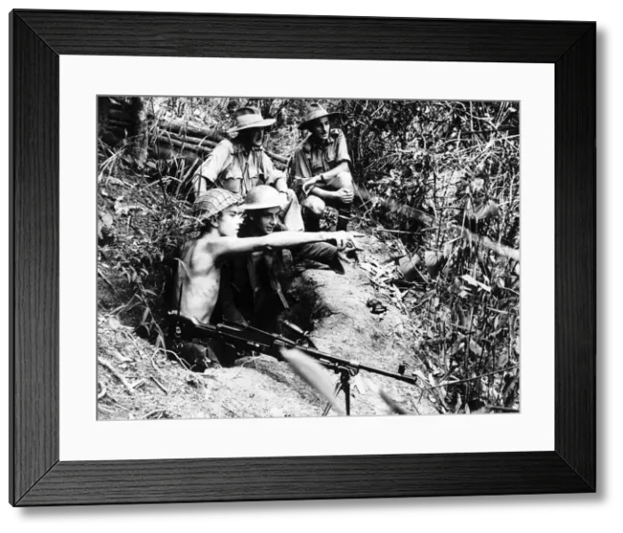Framed Print : WW2 Men of RAF Regiment in Burma Leading aircraftmen A Nickson Framed Print : WW2 Men of RAF Regiment in Burma Leading aircraftmen A Nickson
