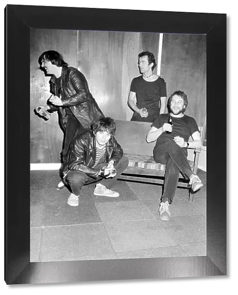 The Stranglers seen here receiving their Daily Mirror Pop Club awards