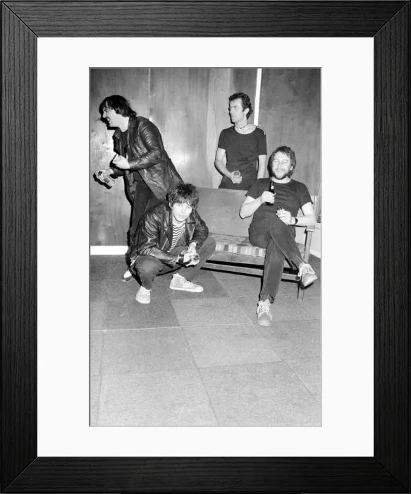 Framed Print : The Stranglers seen here receiving their Daily Mirror Pop Club awards Framed Print : The Stranglers seen here receiving their Daily Mirror Pop Club awards