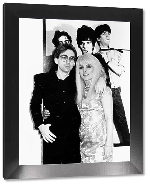 Debbie Harry Singer leader of the pop group Blondie with boyfriend Chris Stein