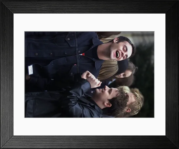 Framed Print : Byker Grove celebrates its 10th anniversary at The Mitre in Benwell, stars Ant & Dec