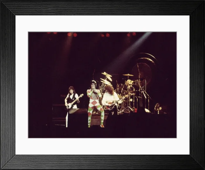 Framed Print : Queen Rock Group Freddie Mercury, Brian May, John Deacon Framed Print : Queen Rock Group Freddie Mercury, Brian May, John Deacon