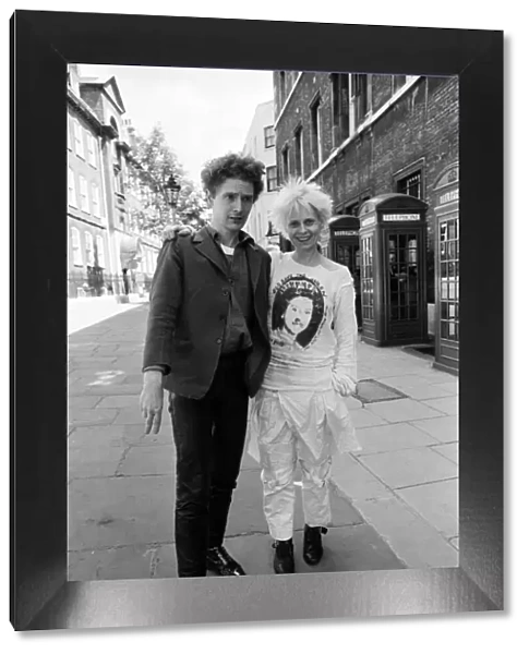 Vivienne Westwood & Malcolm McLaren. 8th June 1977