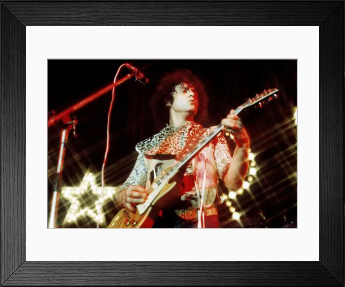 Framed Print : Marc Bolan singer guitarist on stage msi Framed Print : Marc Bolan singer guitarist on stage msi