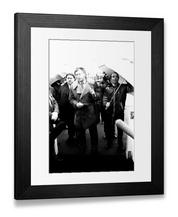 Framed Print : Bobby Robson at the Lightfoot Sports Stadium in Walker, Newcastle Framed Print : Bobby Robson at the Lightfoot Sports Stadium in Walker, Newcastle