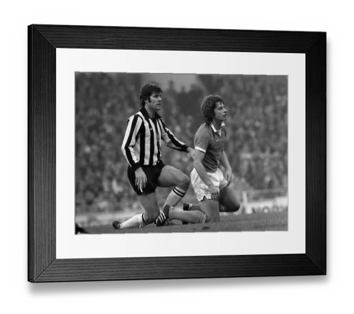Framed Print : 1976 League Cup Final at Wembley Stadium. Manchester city 2 v Newcastle United 1