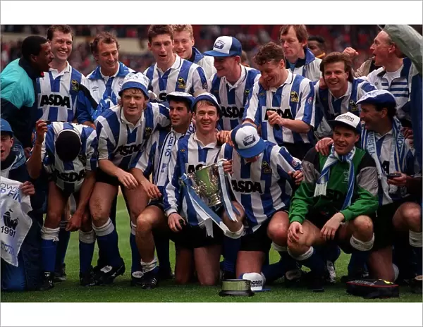 1991 Rumbelows Cup Final at Wembley. Sheffield Wednesday 1 v Manchester United 0