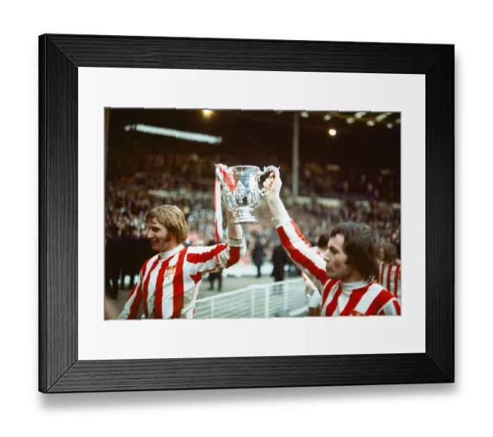 Framed Print : 1972 League Cup Final at Wembley. Stoke City 2 v Chelsea 1