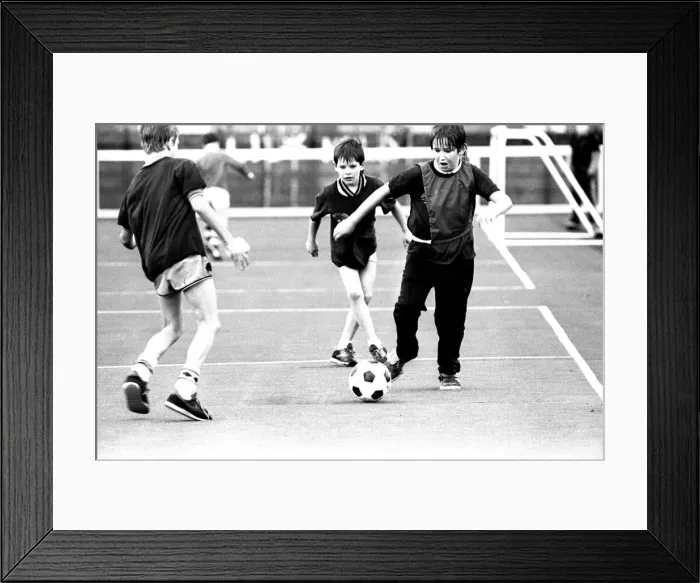 Framed Print : Bobby Robson at the Lightfoot Sports Stadium in Walker, Newcastle