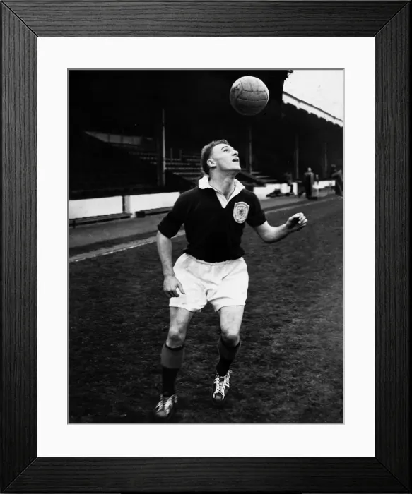 Framed Print : Tommy Docherty Scotland Footballer 1957 Framed Print : Tommy Docherty Scotland Footballer 1957