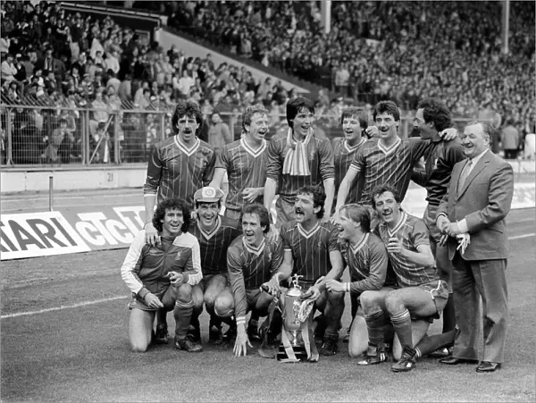 1983 Milk Cup Final at Wembley Stadium. Liverpool 2 v Manchester United 1