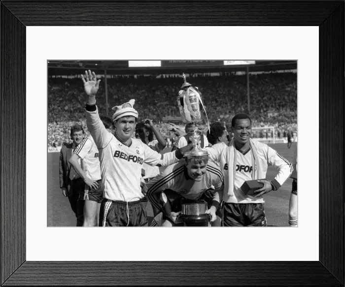 Framed Print : 1988 Littlewoods League Cup Final at Wembley Stadium. Luton Town 3 v Arsenal 2 Framed Print : 1988 Littlewoods League Cup Final at Wembley Stadium. Luton Town 3 v Arsenal 2