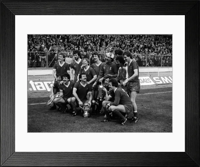 Framed Print : 1982 League Cup Final at Wembley Stadium. Liverpool 3 v Tottenham Hotspur 1 Framed Print : 1982 League Cup Final at Wembley Stadium. Liverpool 3 v Tottenham Hotspur 1