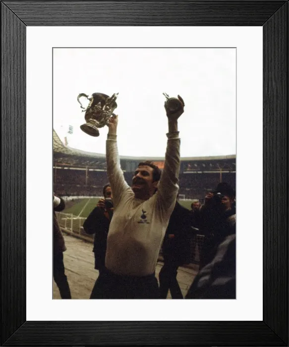 Framed Print : 1971 League Cup Final at Wembley Stadium Tottenham Hotspur 2 v Aston Villa 0 Framed Print : 1971 League Cup Final at Wembley Stadium Tottenham Hotspur 2 v Aston Villa 0
