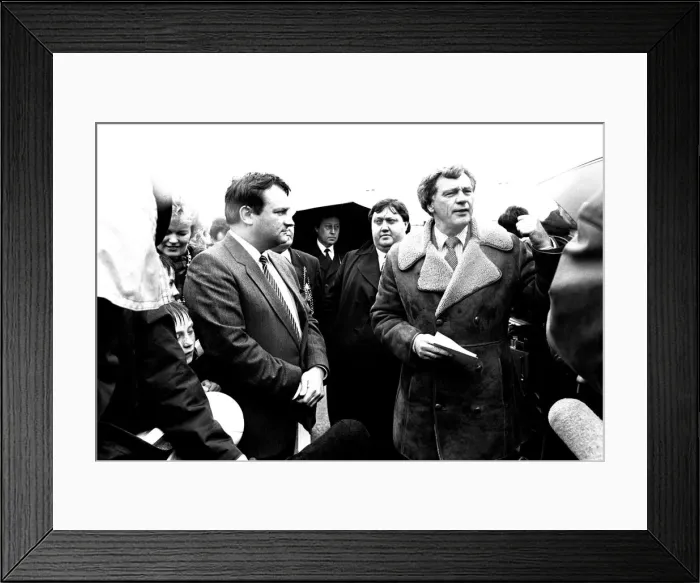 Framed Print : Bobby Robson at the Lightfoot Sports Stadium in Walker, Newcastle Framed Print : Bobby Robson at the Lightfoot Sports Stadium in Walker, Newcastle