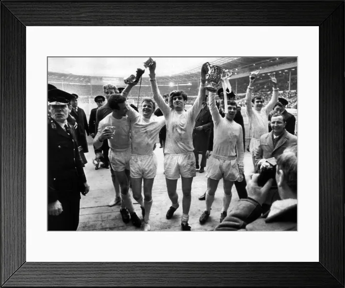 Framed Print : 1968 League Cup Final at Wembley Stadium. Leeds United 1 v Arsenal 0 Framed Print : 1968 League Cup Final at Wembley Stadium. Leeds United 1 v Arsenal 0