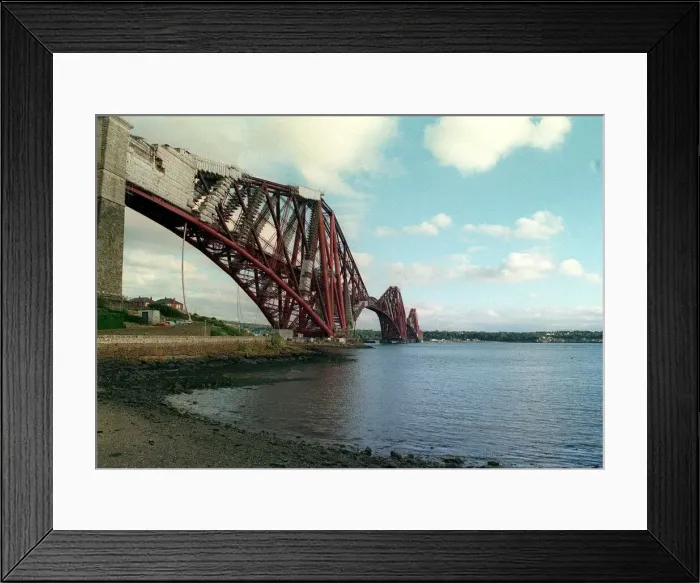 Framed Print : The view from the Channel Restaurant in North Queensferry of the Forth Bridge September Framed Print : The view from the Channel Restaurant in North Queensferry of the Forth Bridge September