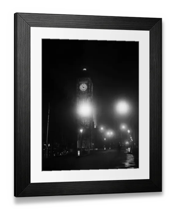 Framed Print : Big Ben floodlit on the opening of the Festival of Britain 1951 Framed Print : Big Ben floodlit on the opening of the Festival of Britain 1951