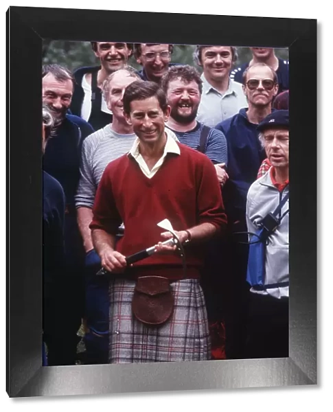 Prince Charles at Glen Coe and River Nevis, Scotland, August 1987