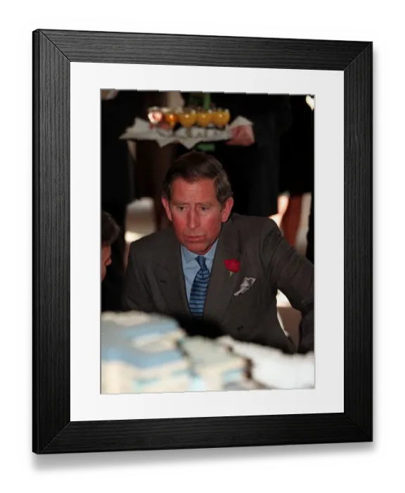 Framed Print : Prince Charles, February 1998 Prince of Wales at Bristol Childrens Hospital Framed Print : Prince Charles, February 1998 Prince of Wales at Bristol Childrens Hospital