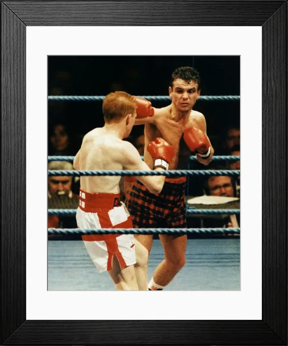 Framed Print : Pat Clinton boxer 1992 Framed Print : Pat Clinton boxer 1992