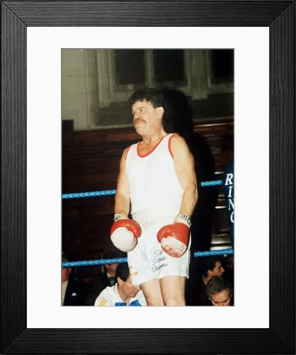 Framed Print : Coco Jennings boxer Framed Print : Coco Jennings boxer