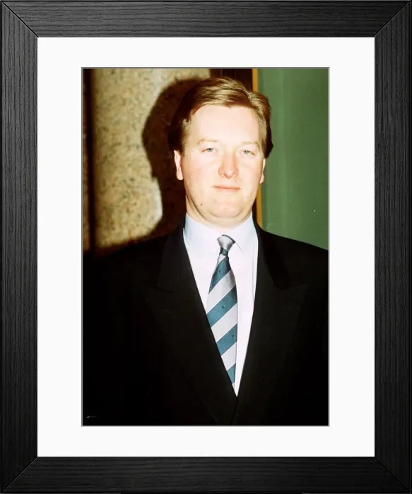 Framed Print : Frank Warren May 1989 Framed Print : Frank Warren May 1989