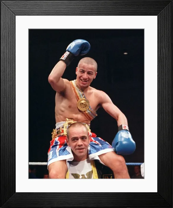 Framed Print : Michael Brodie after winning fight November 1997 Framed Print : Michael Brodie after winning fight November 1997