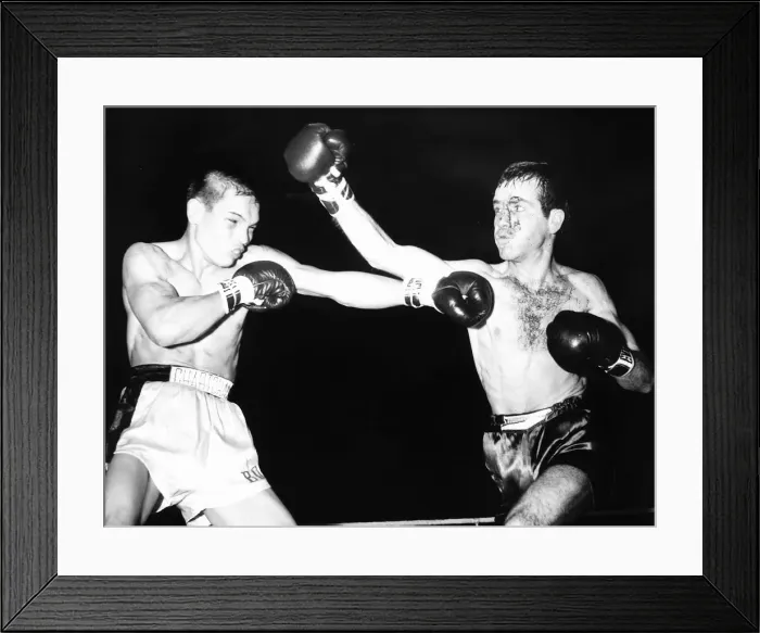 Framed Print : Walter McGowan boxer at Wembley 1967 beaten by Chartchai Chionoi Framed Print : Walter McGowan boxer at Wembley 1967 beaten by Chartchai Chionoi