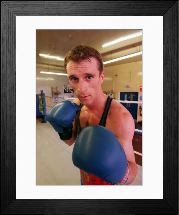 Framed Print : Boxer Ian McLeod April 1998 Framed Print : Boxer Ian McLeod April 1998