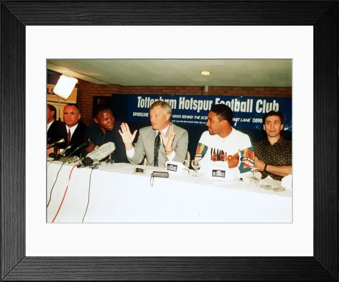 Framed Print : Chris Eubank at Boxing press conference before their second fight