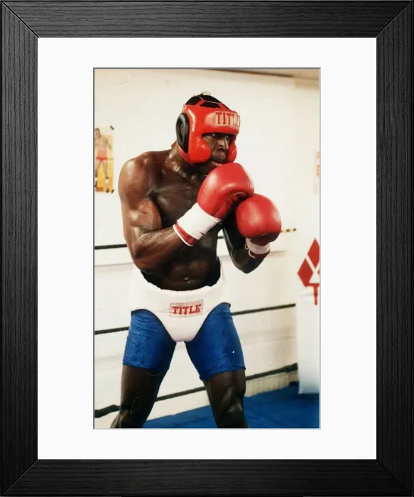 Framed Print : Frank Bruno boxer Framed Print : Frank Bruno boxer