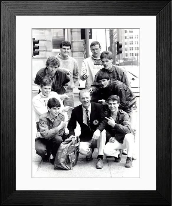 Framed Print : Dick McTaggart 1984 Scotland national boxing coach Framed Print : Dick McTaggart 1984 Scotland national boxing coach