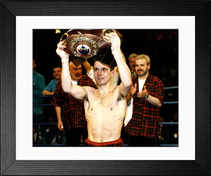 Framed Print : Pat Clinton boxer after his victory over Isidro Perez Framed Print : Pat Clinton boxer after his victory over Isidro Perez