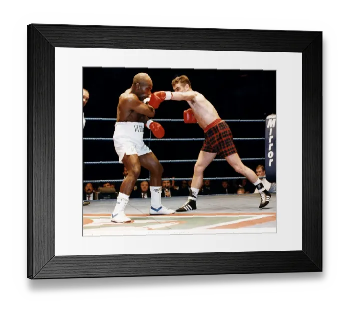 Framed Print : Pat Clinton boxer punches Baby Jake Matlala but it was too little too late Framed Print : Pat Clinton boxer punches Baby Jake Matlala but it was too little too late
