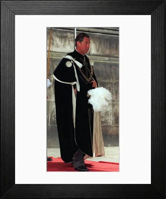 Framed Print : Prince Charles Knights of the Thistle ceremony 14 July 1997 St Giles Edinburgh