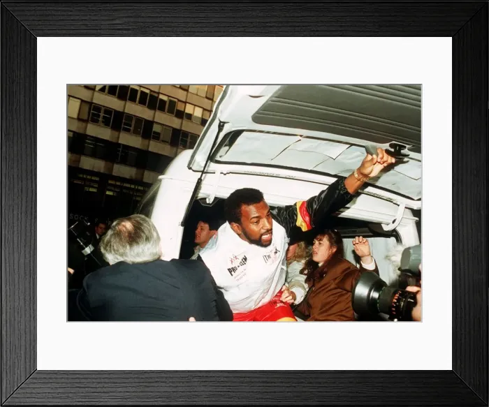 Framed Print : Ambrose Mendy November 1990 Framed Print : Ambrose Mendy November 1990