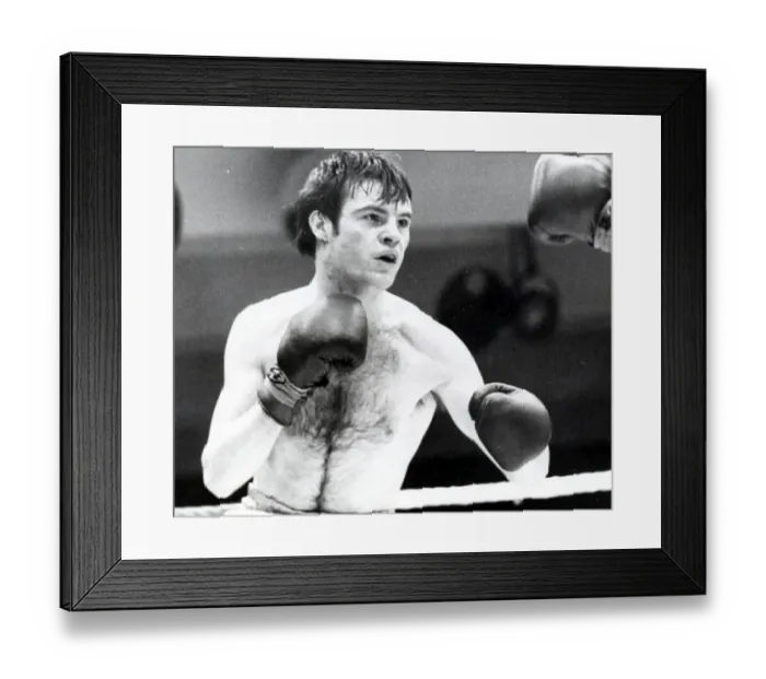 Framed Print : Boxer Jackie McGill in action, circa 1977 Framed Print : Boxer Jackie McGill in action, circa 1977