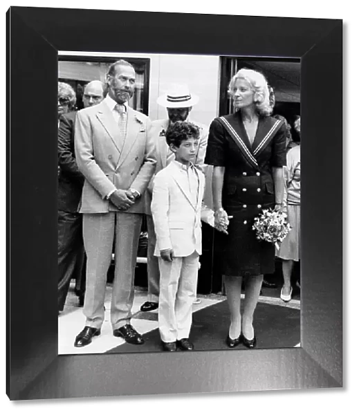 Prince and Princess Michael of Kent with son Frederick, celebrating 10 years of being