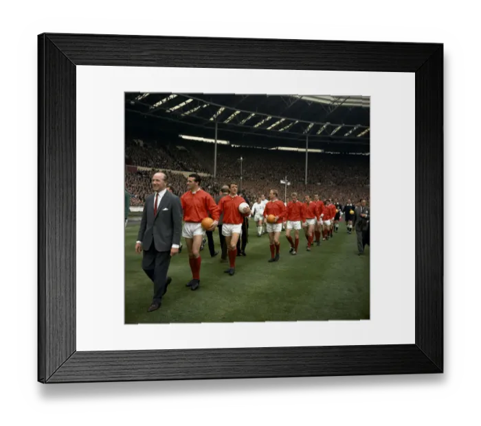 Framed Print : FA Cup Final at Wembley Stadium Manchester United 3 v Leicester City 1