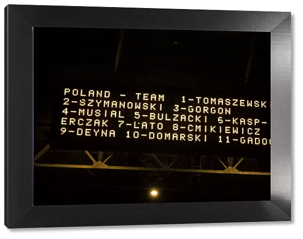 World Cup Qualifier at Wembley Stadium England 1 v Poland 1 The scoreboard