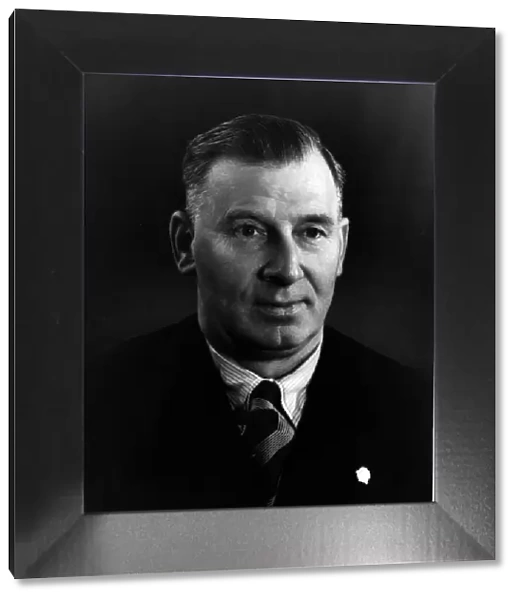 Portrait of Liverpool manager George Kay who led Liverpool to the first division title in