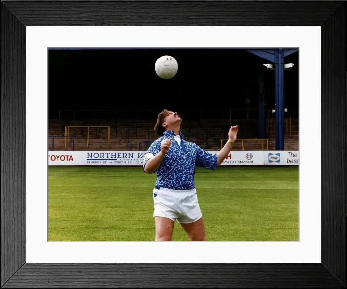 Framed Print : Michael Knighton businessman & new chairman of Carlisle United Football Club