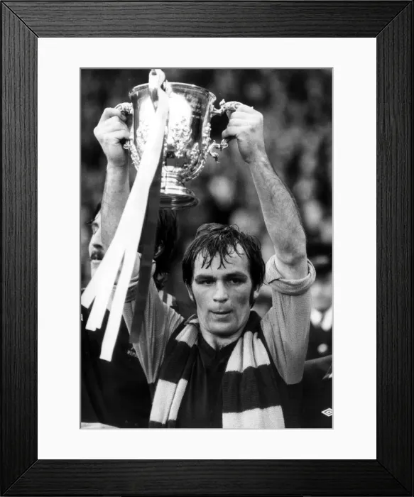 Framed Print : 1975 League Cup Final at Wembley Stadium. Aston Villa 1 v Norwich City 0